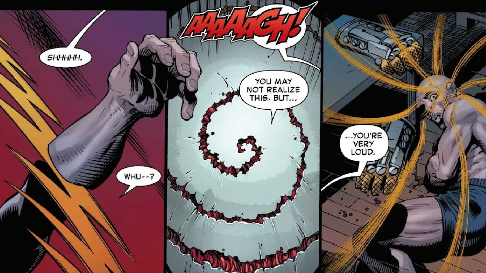 torment vs shocker in spider-man death spiral