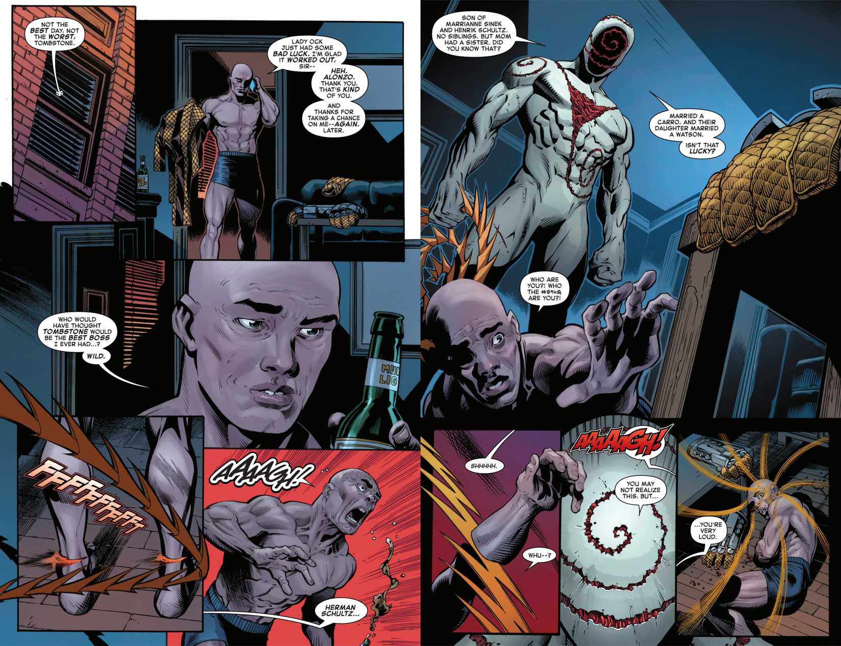 Tormet Attack Shocker in Amazing Spider-Man #23