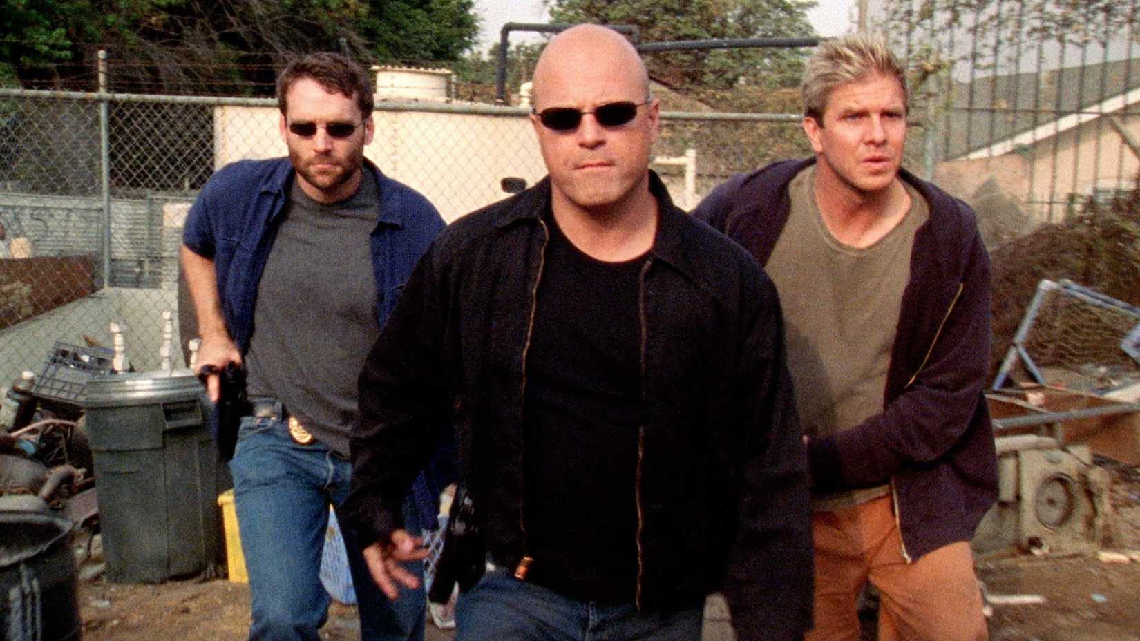 Vic Mackey with backup in The Shield