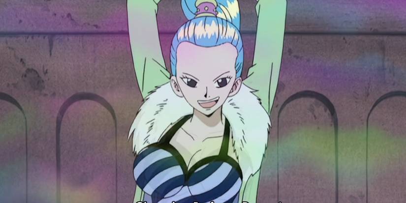 Vivi dançando no anime de One Piece.