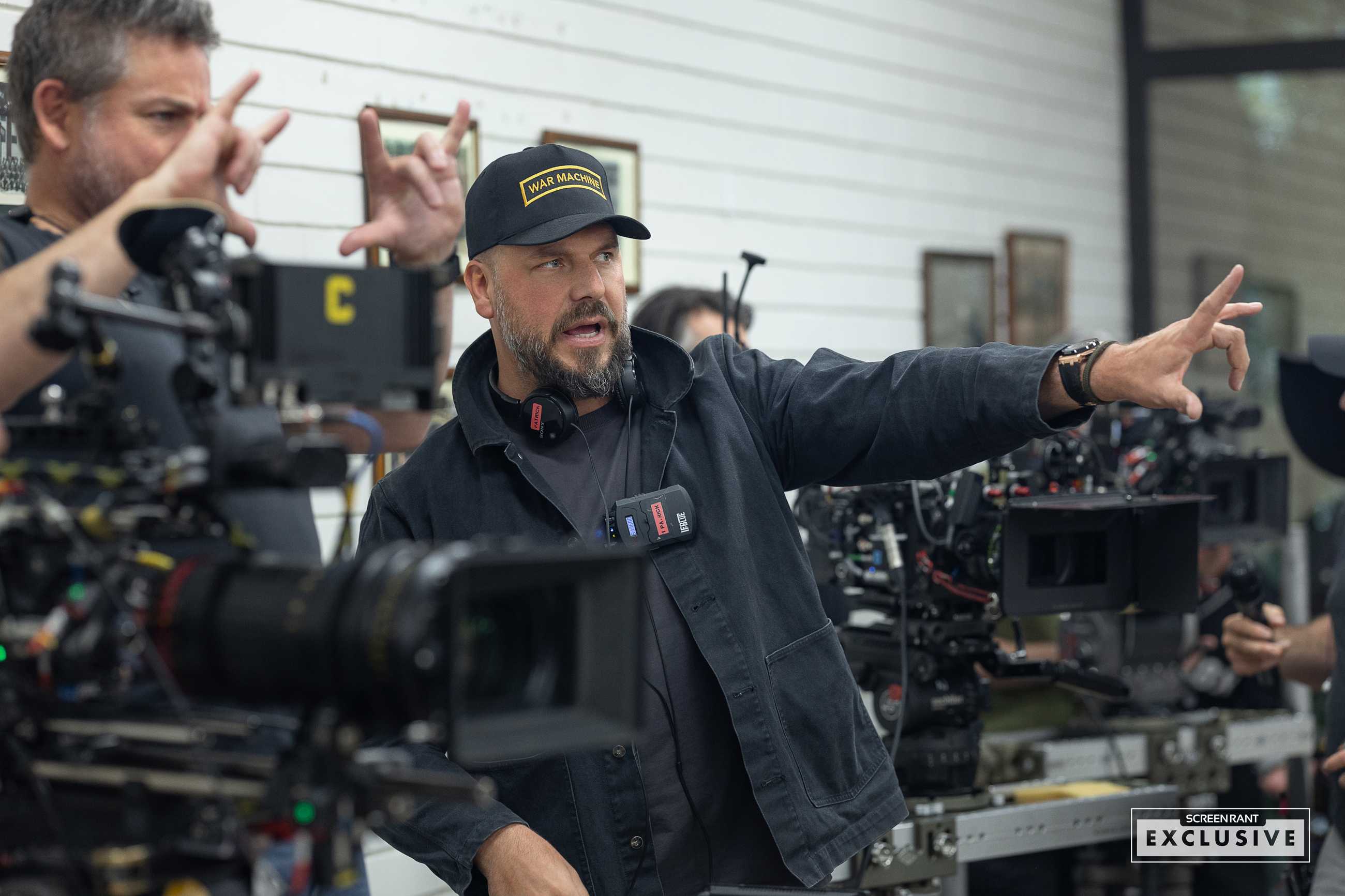 War Machine Netflix Alan Ritchson Cover Story ScreenRant Exclusive - Director Patrick Hughes