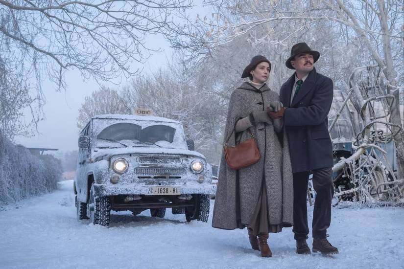 Leonardo DiCaprio e Jennifer Lawrence em What Happens at Night