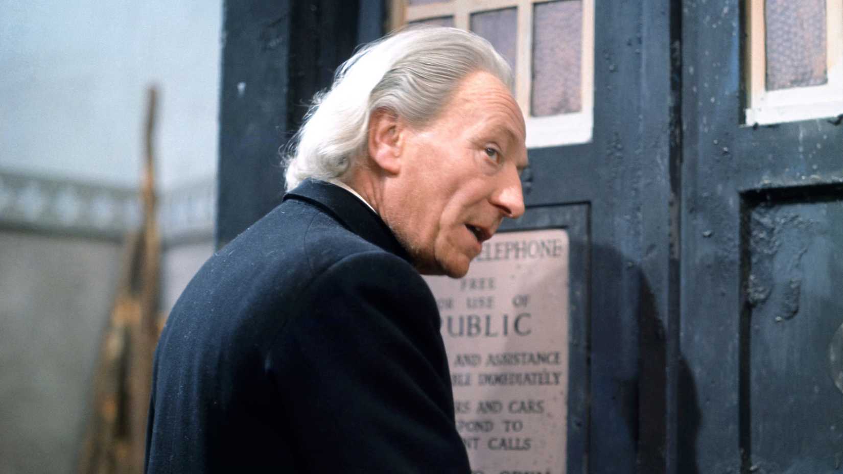 william hartnell as the first doctor in classic who bbc