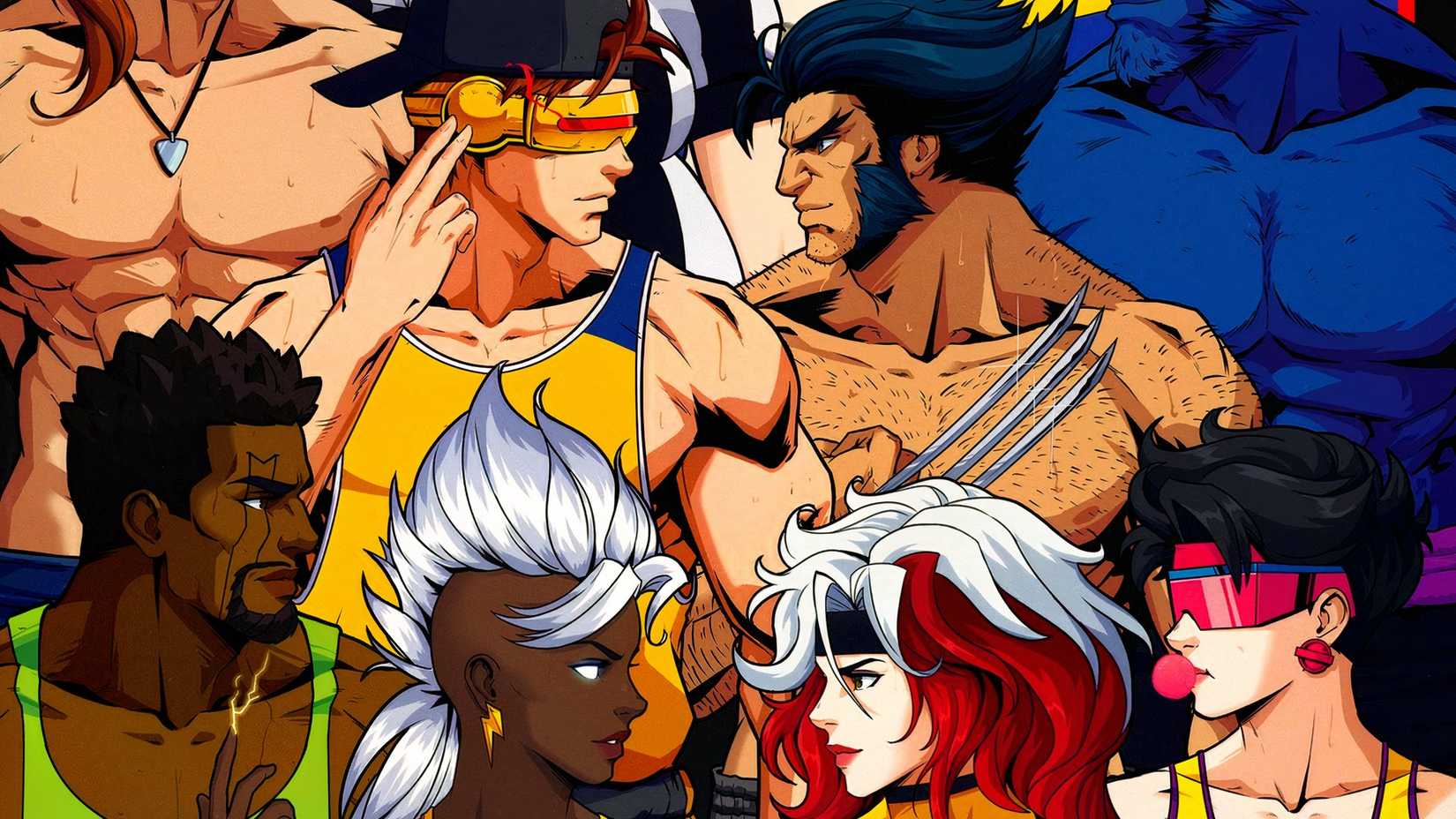 x-men 97 season two art showing cyclops and wolverine at odds-1