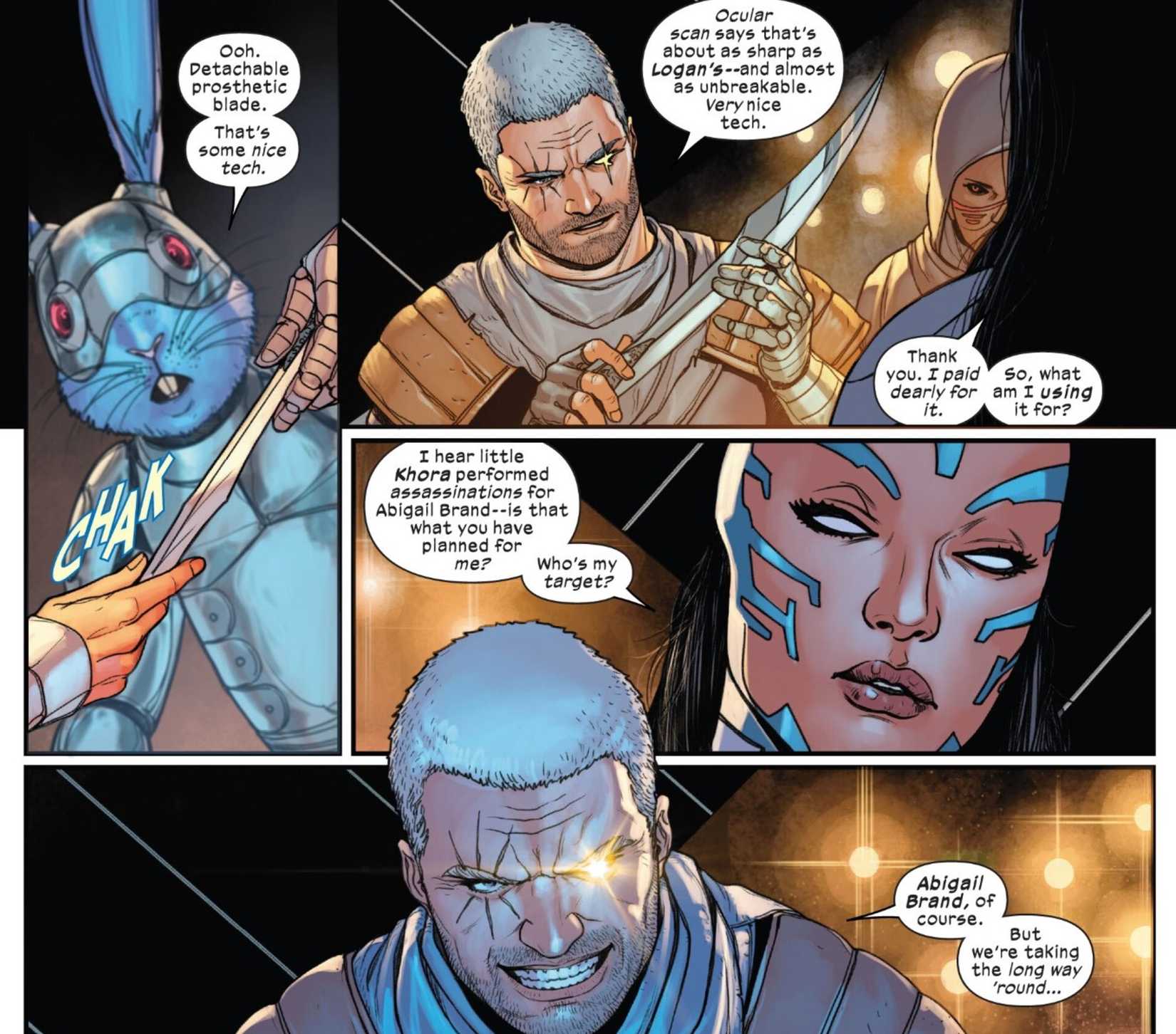 x-men's cable recruit weaponless zsen