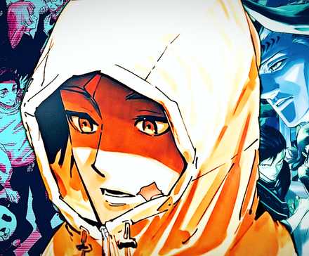 10 Strongest Jujutsu Kaisen Characters of All Time, Ranked 3 Yuji Itadori in front of illustrations of Jujutsu Kaisen and Jujutsu Kaisen Modulo manga