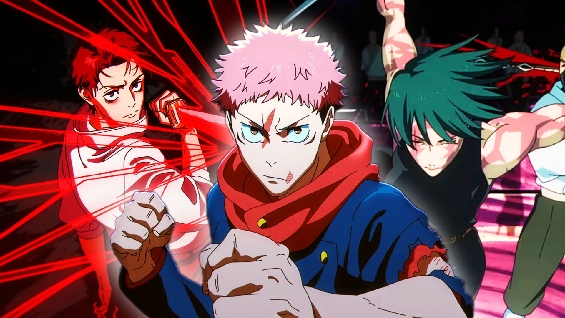 Yuji Yuta and Maki from Jujutsu Kaisen Season 3