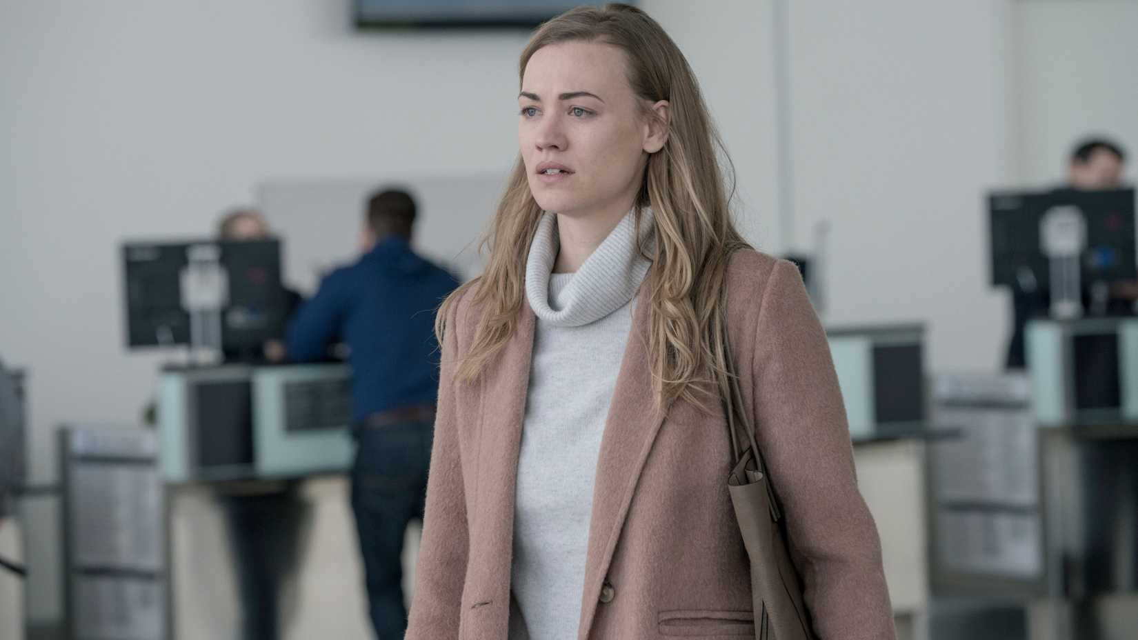 Yvonne Strahovski as Serena Joy Waterford in The Handmaid's Tale