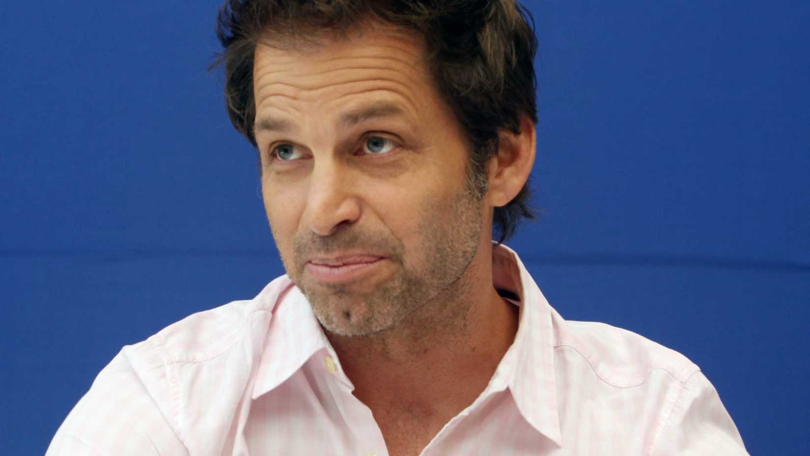 Zack Snyder at a Man of Steel press conference