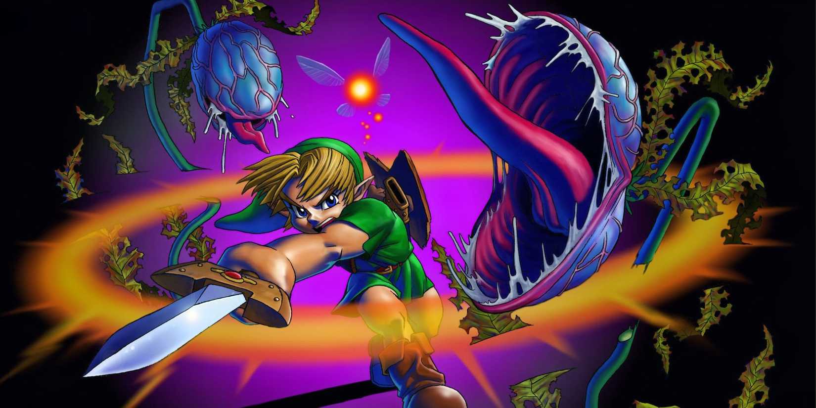 Zelda ocarina of time key art