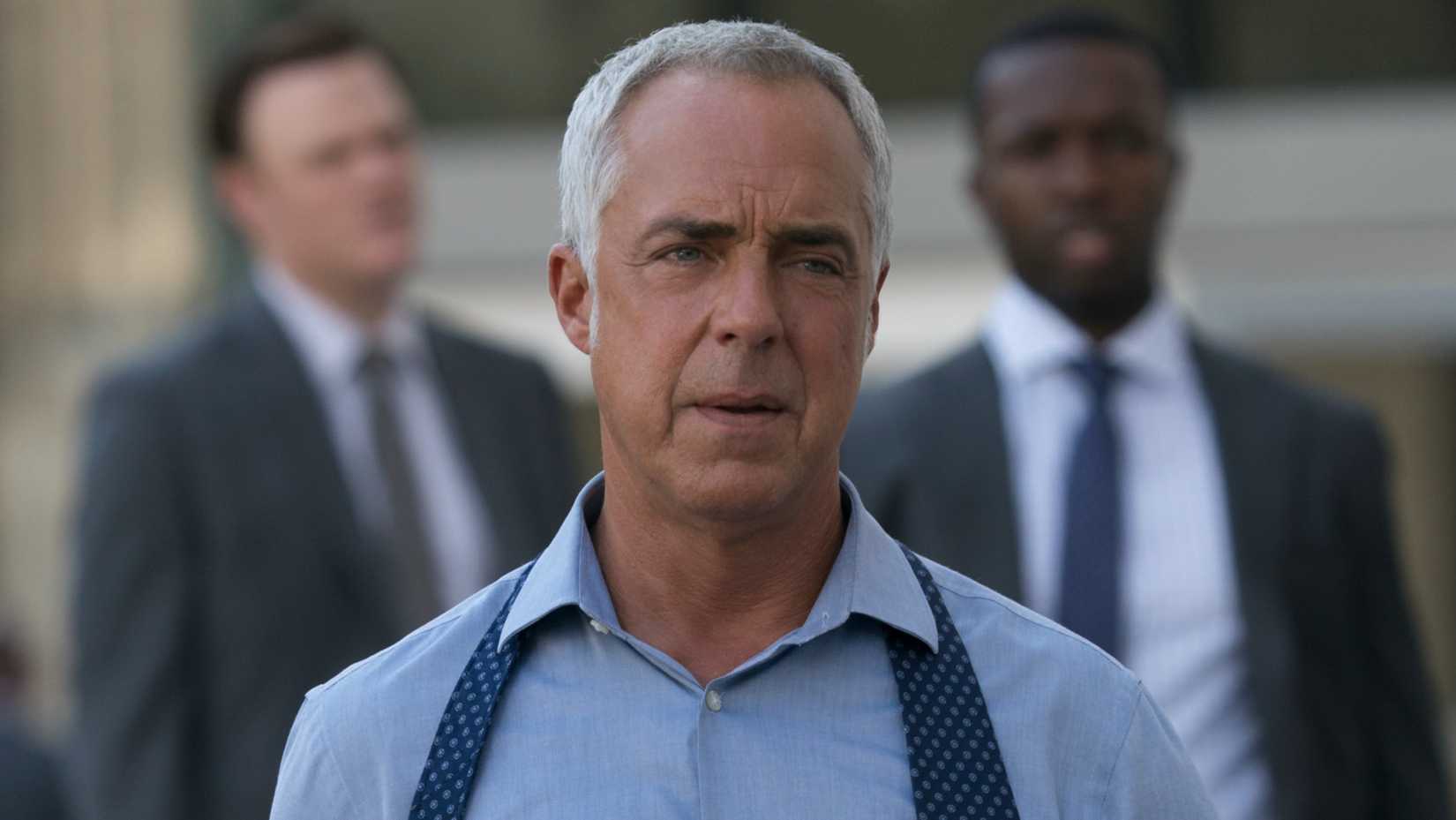 Titus Welliver’s Bosch with a smug look in Prime Video’s Bosch