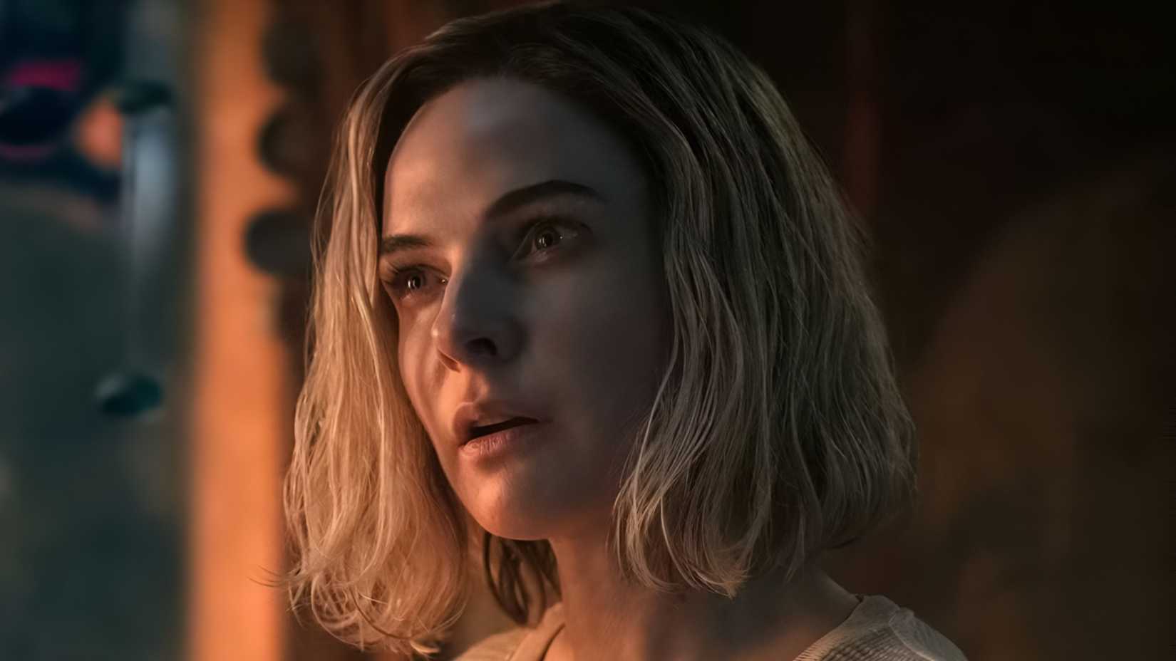 Rebecca Ferguson’s Juliette looking surprised in Apple TV’s Silo