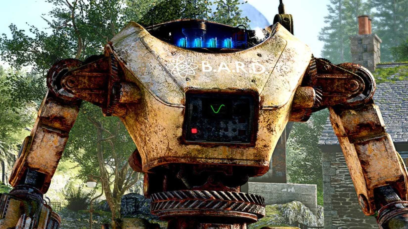 a bard robot from atomfall