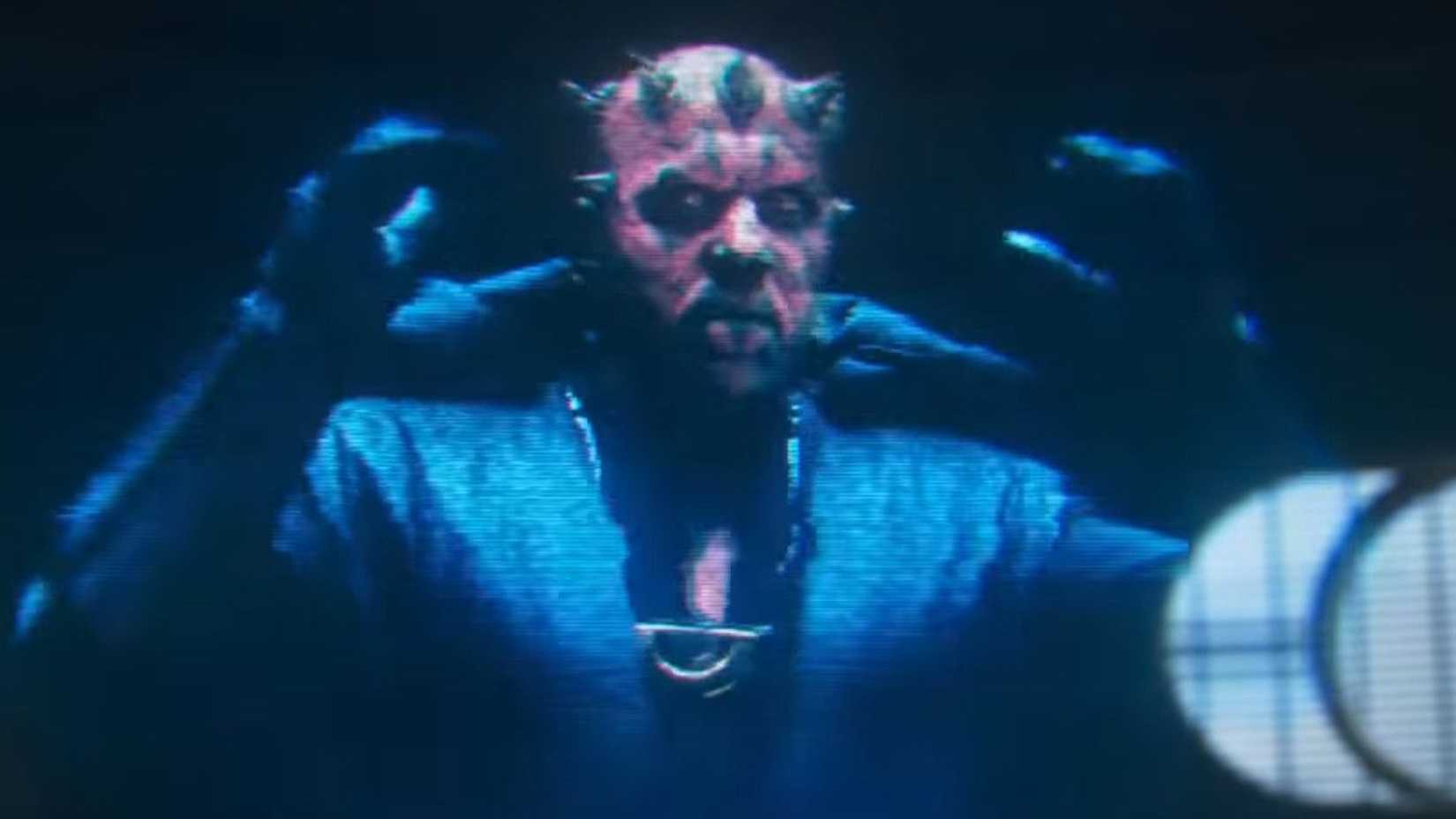 Holograma de Darth Maul em Solo: A Star Wars Story
