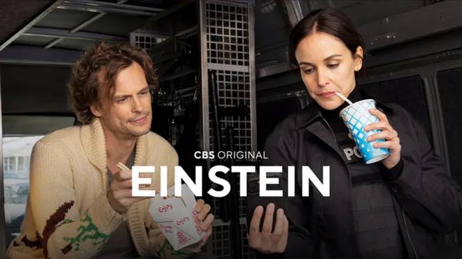 Matthew Gray Gubler e Melissa Fumero em cena de Einstein