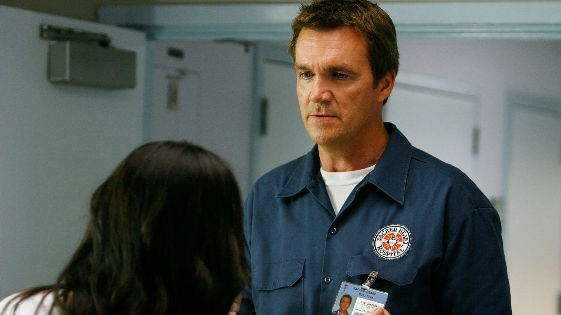 The Janitor em Scrubs