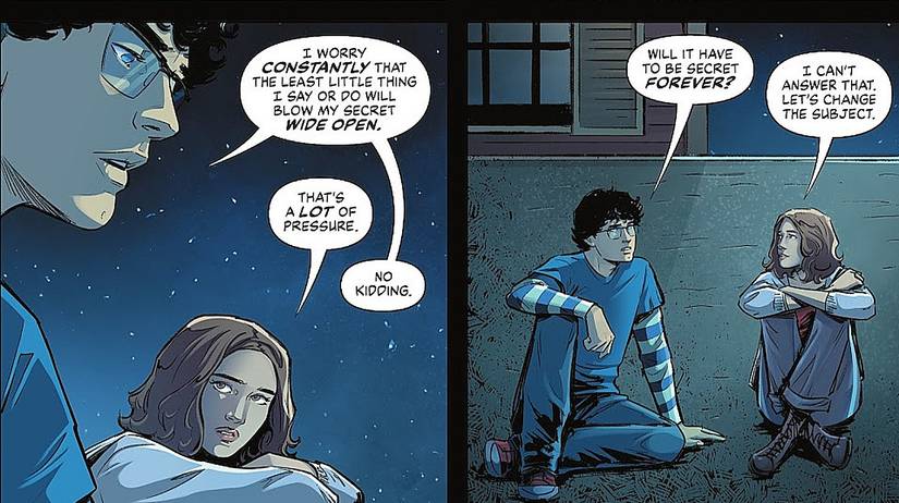Action Comics #1097, Mary Marvel can't tell Clark about his future