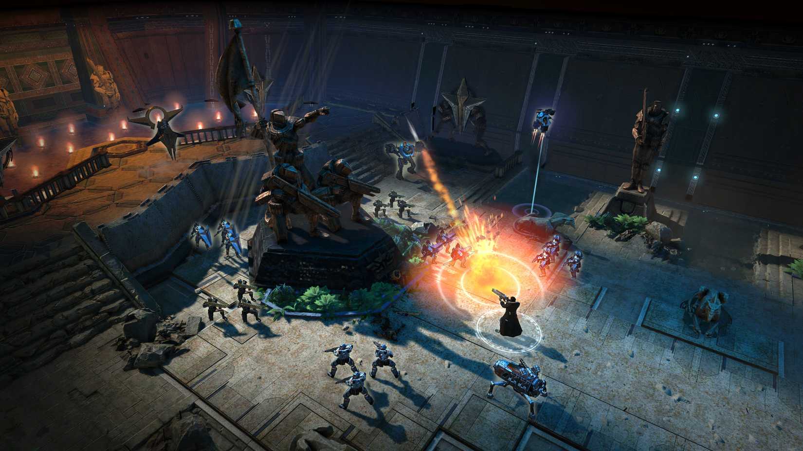 Age of Empires planetfall battle scene
