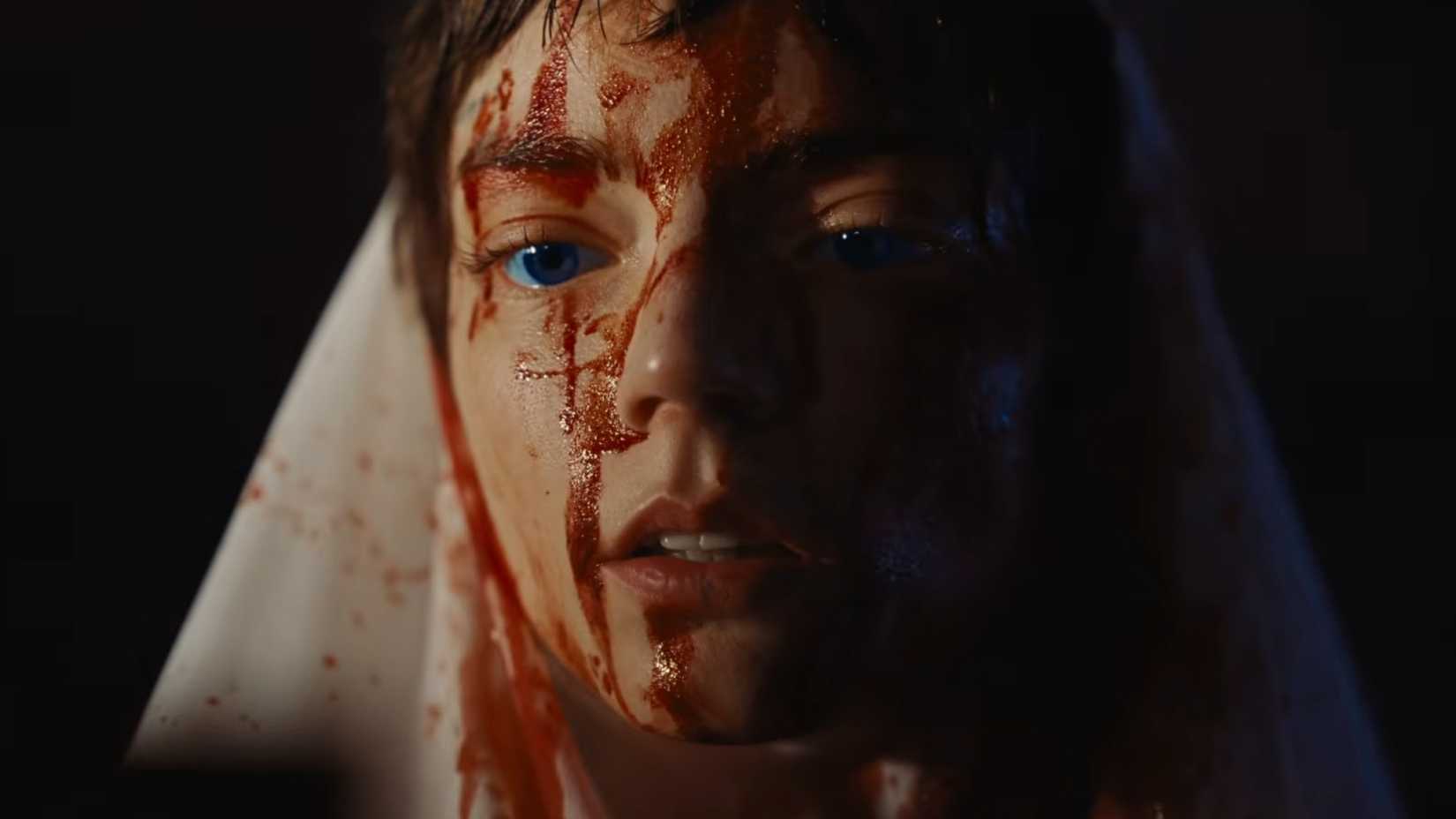 Alia Atreides with a bloody face in Dune Part 3