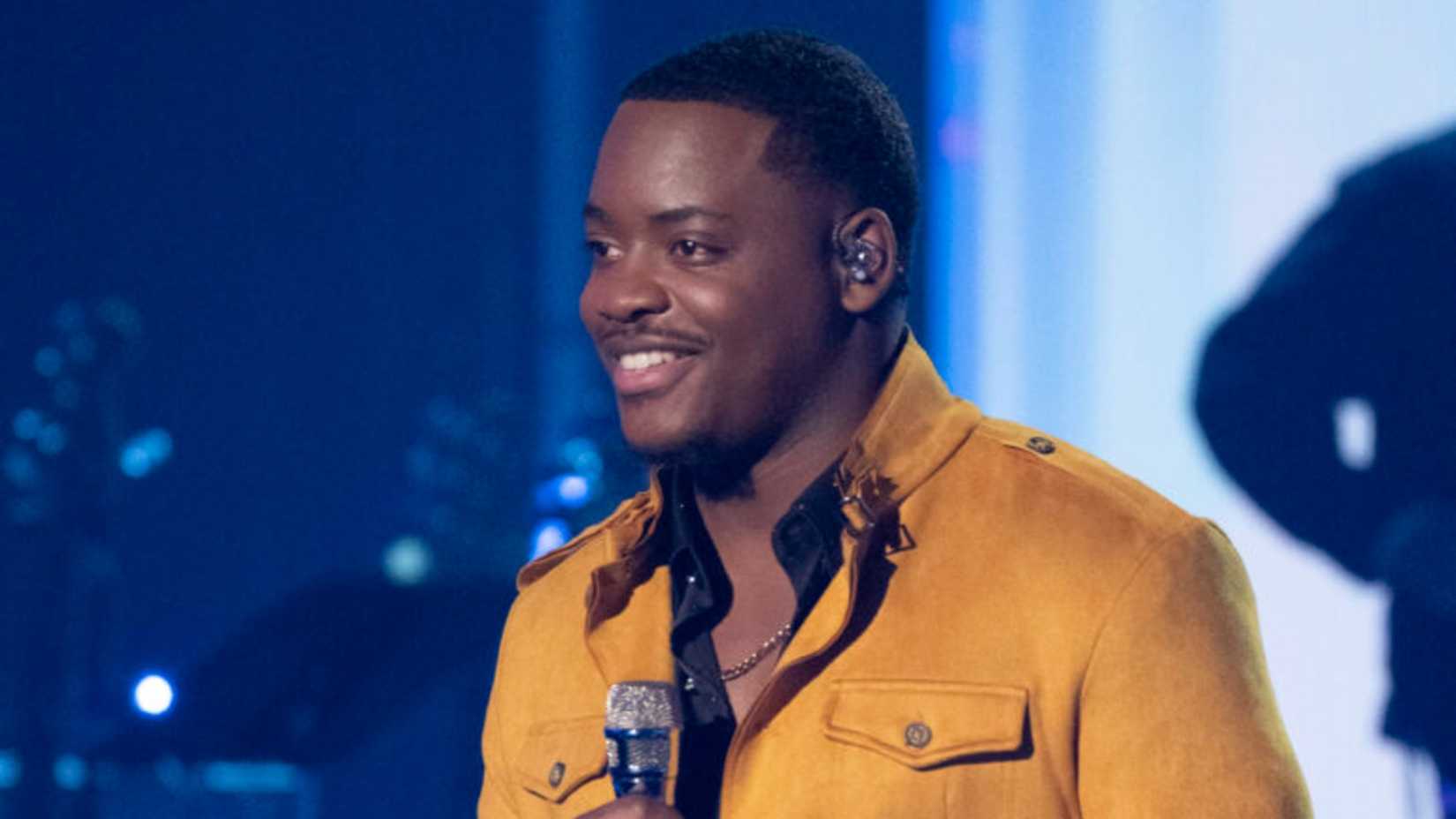 American Idol Season 24 Finalist Daniel Stallworth Smiling On Stage