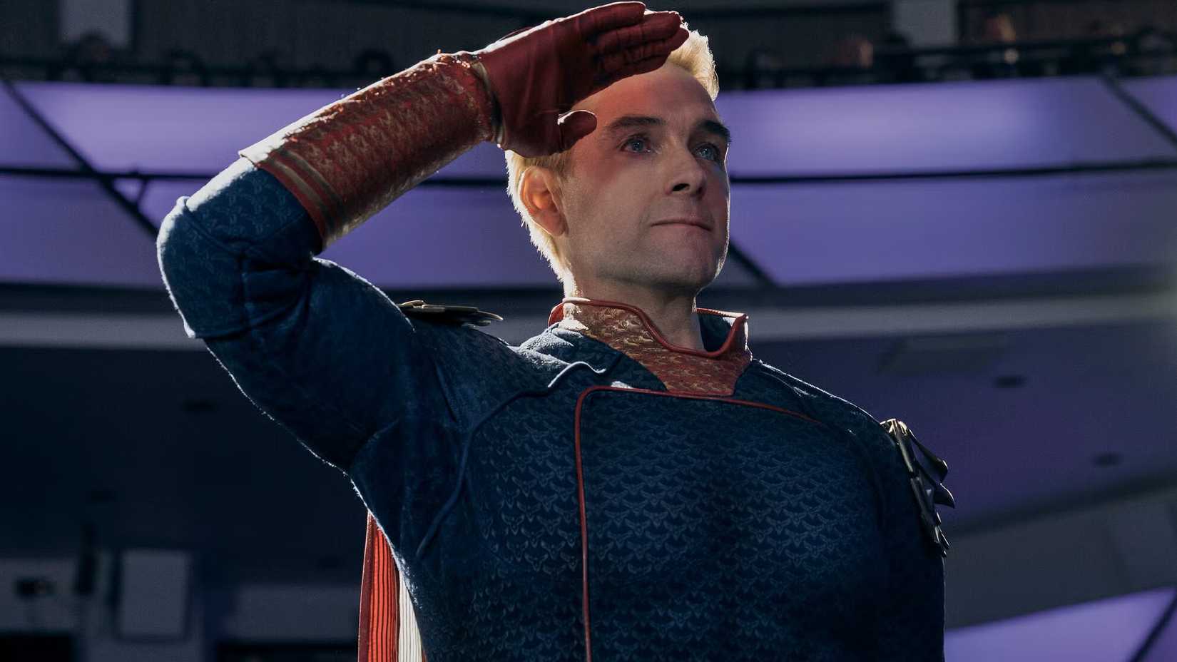 Antony Starr como Homelander em The Boys.