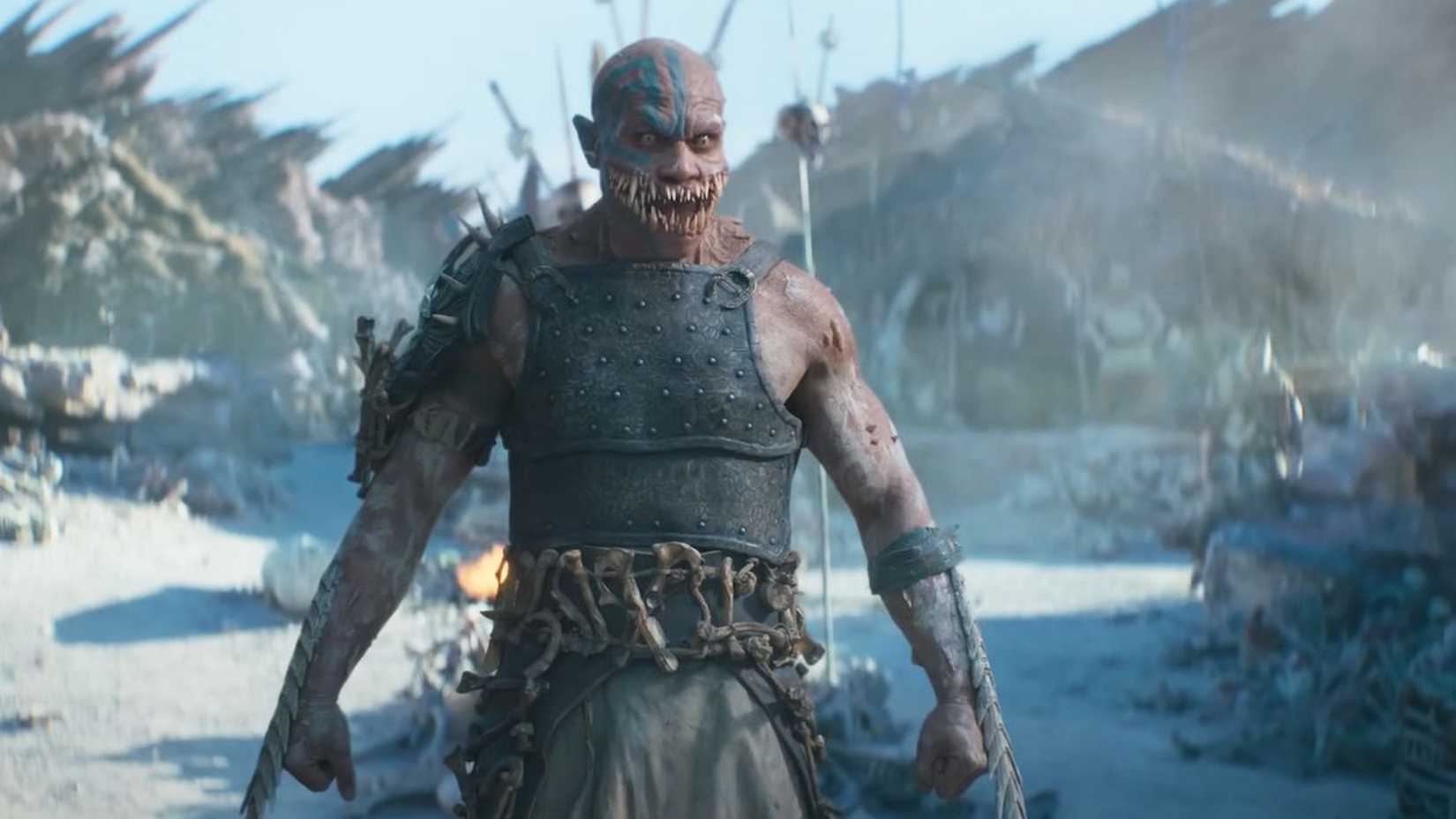 Baraka conversando com Johnny Cage no trailer de Mortal Kombat 2