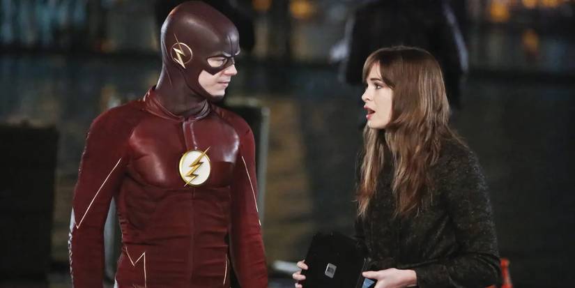 Barry Allen e Caitlin Snow na segunda temporada de The Flash