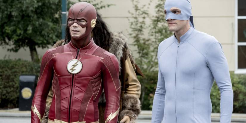 Barry Allen and Ralph Dibney as The Flash and Elongated Man