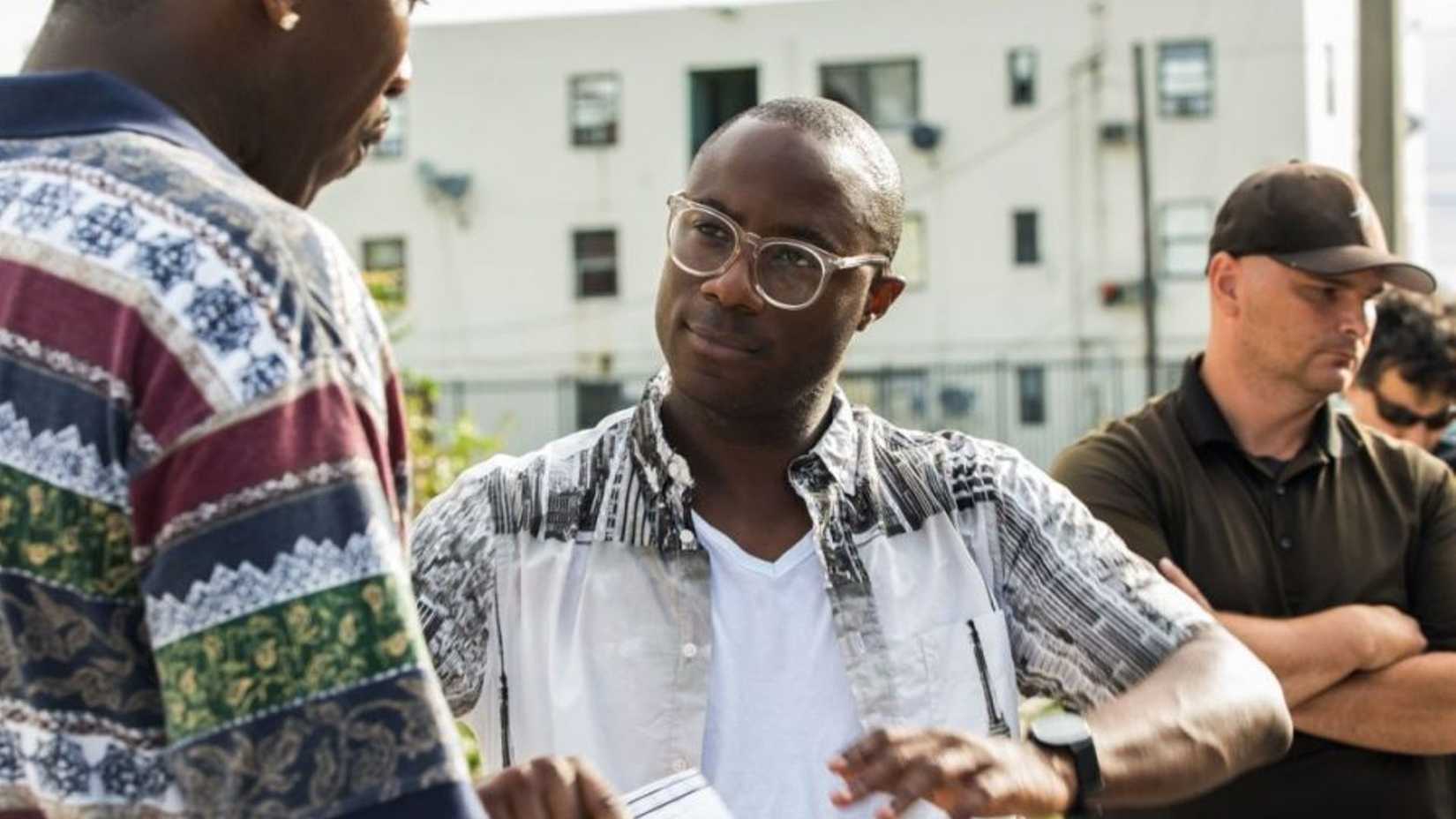 Barry Jenkins no set de Moonlight