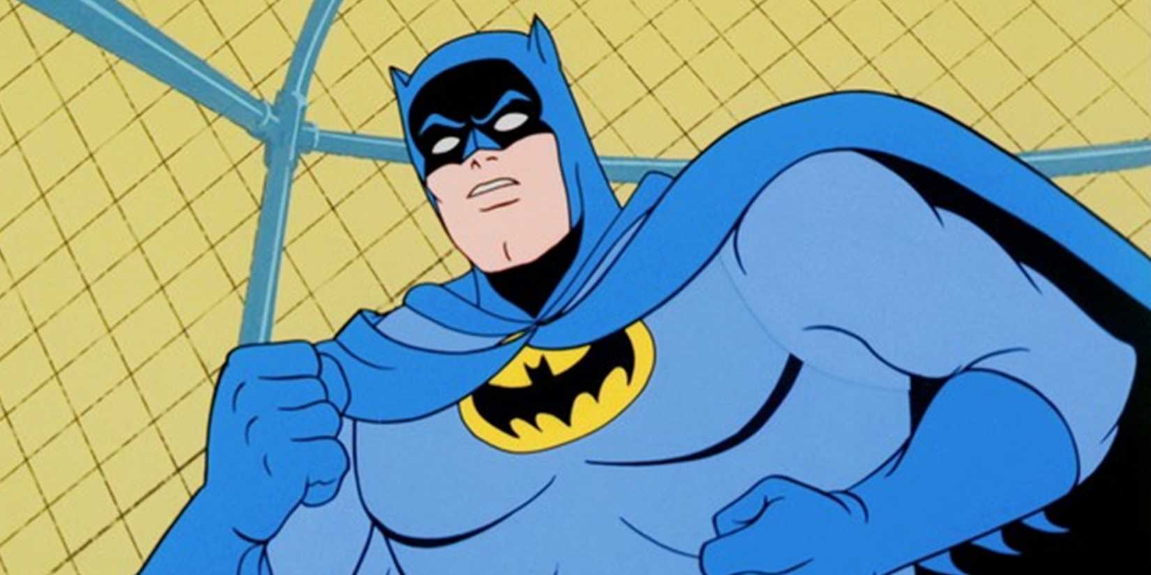 Batman em uma jaula em The Adventures of Batman
