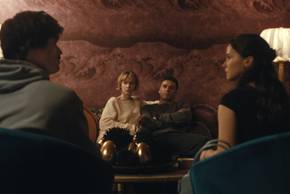 The two couples meeting with one another in Beef season 2
