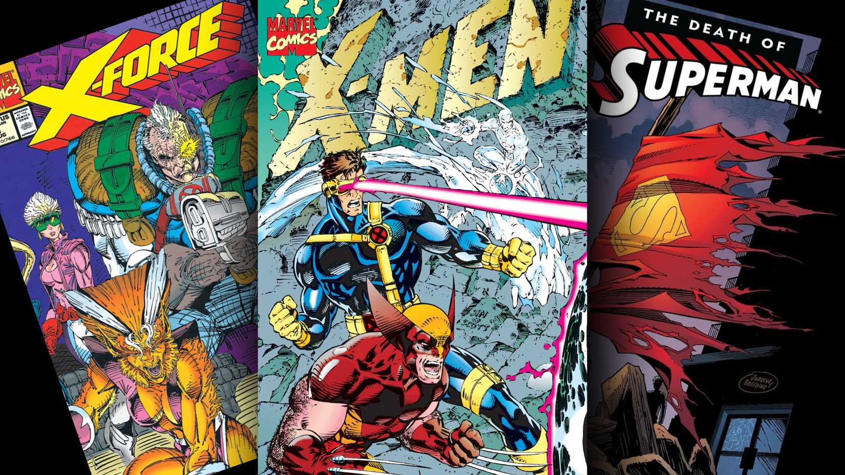 BEST SELLING COMICS OF THE 90S, INCLUDING X-MEN, X-FORCE AND DEATH OF SUPERMAN
