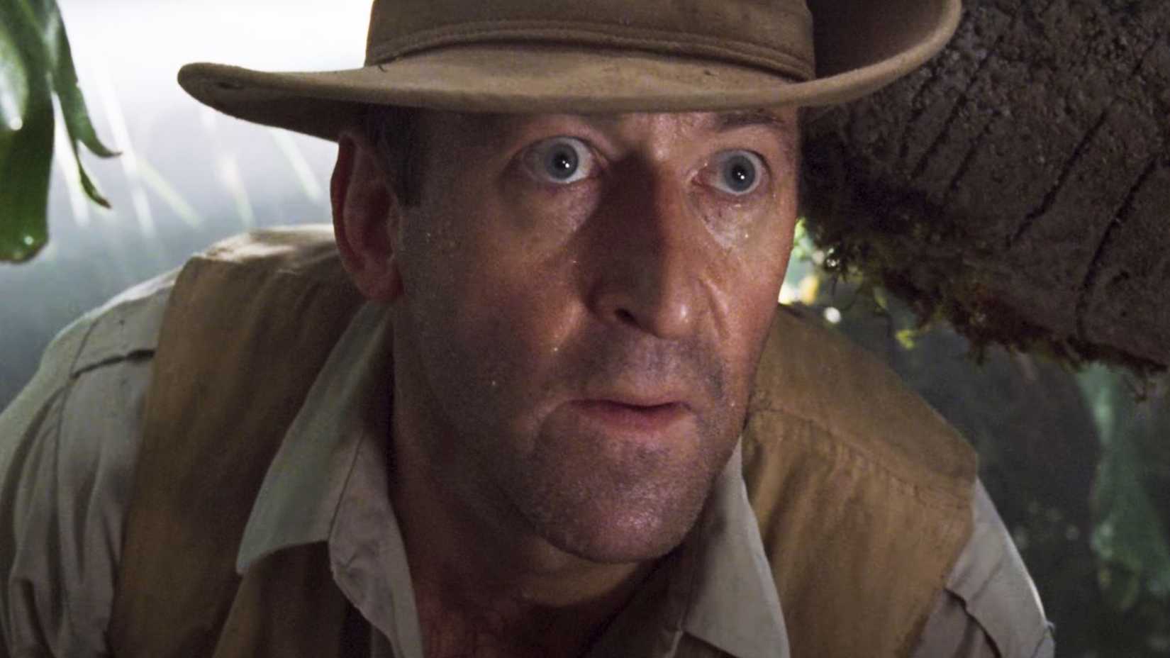 10 Most Shocking Deaths In All 7 Jurassic Park Movies, Ranked 2 Bob Peck as Muldoon stalking the raptors in Jurassic Park