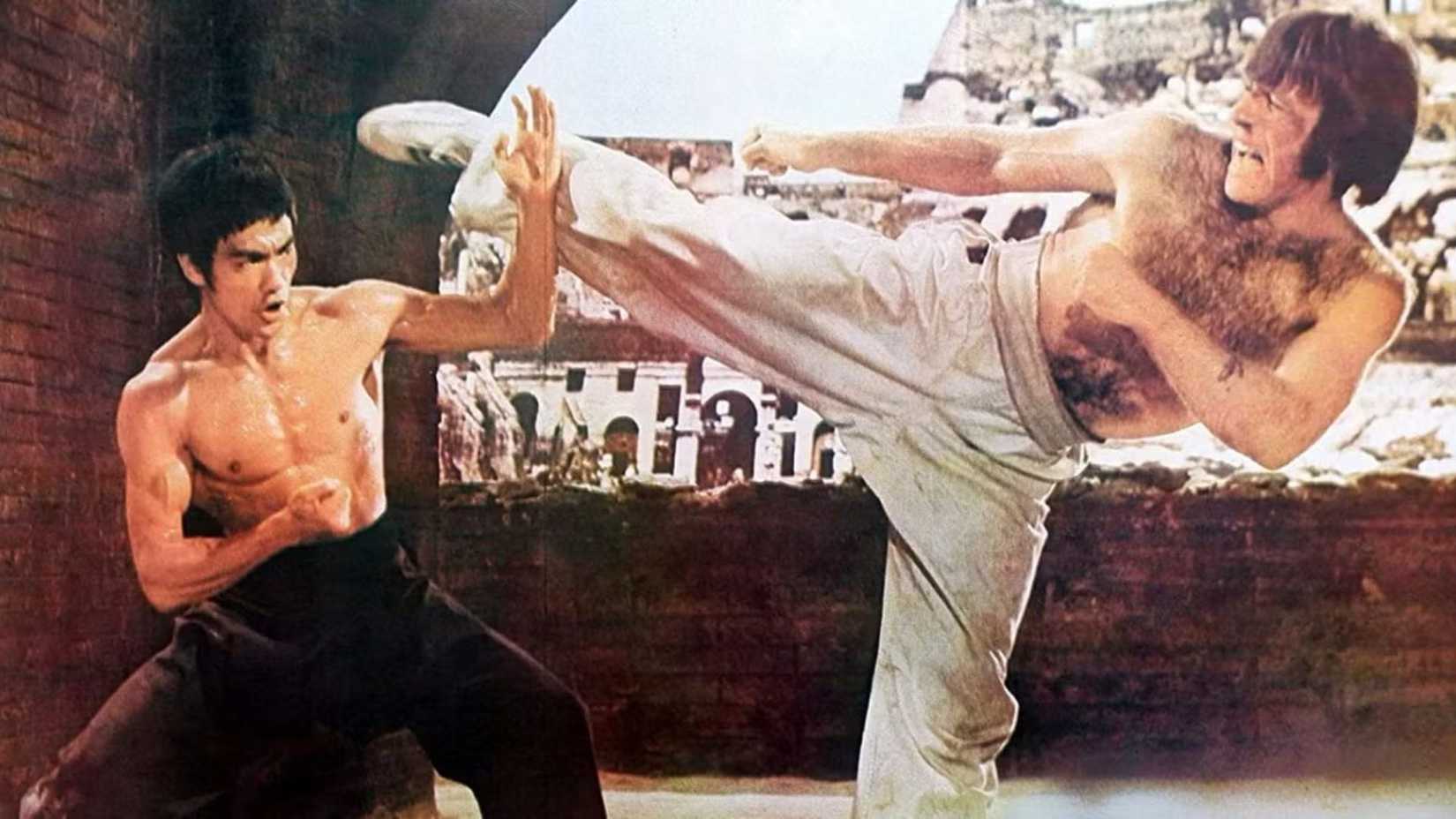 Bruce Lee vs Chuck Norris em O Voo do Dragão