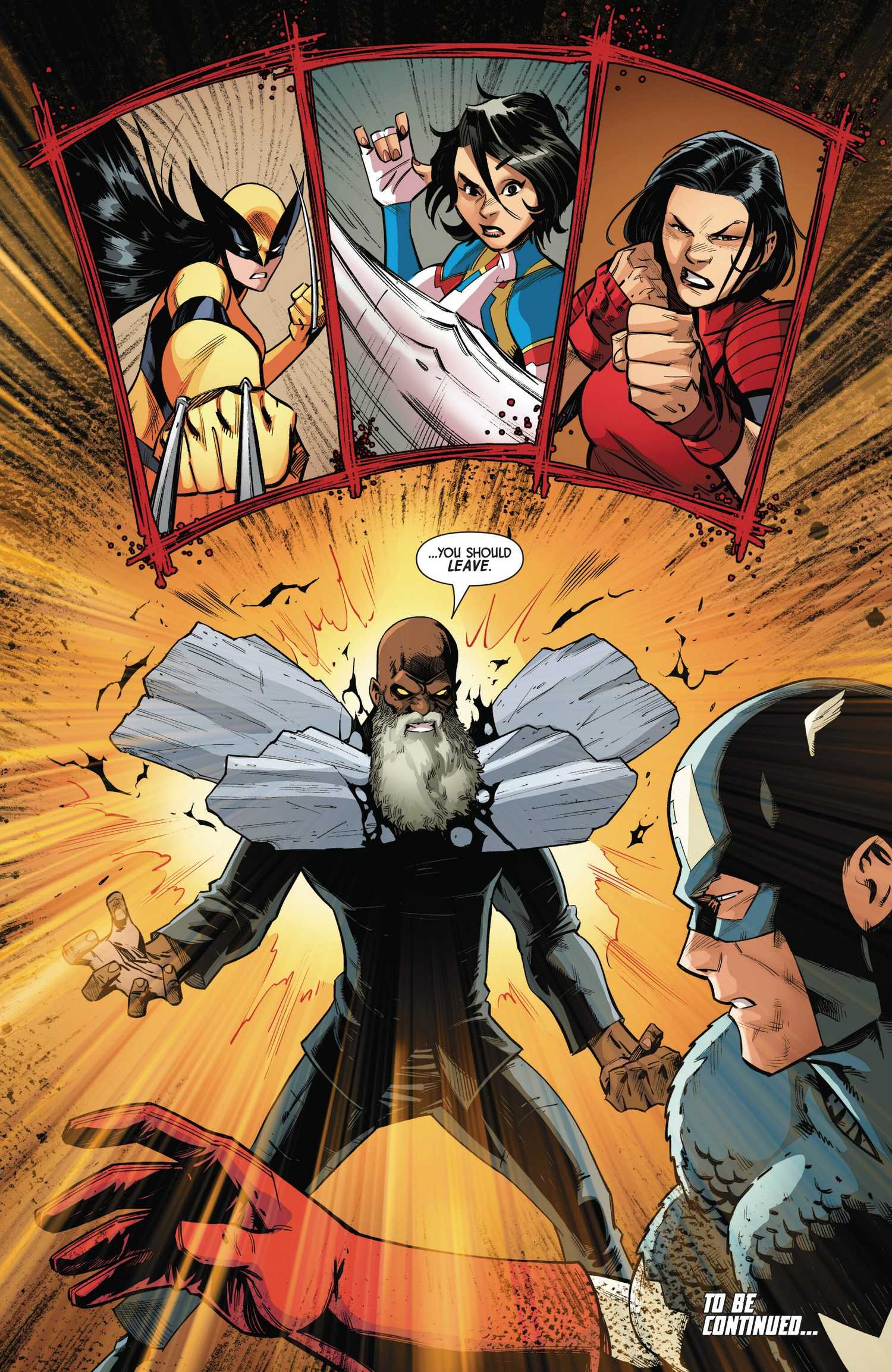 Captain America meets a forgotten Super Soldier in X-Men United #2