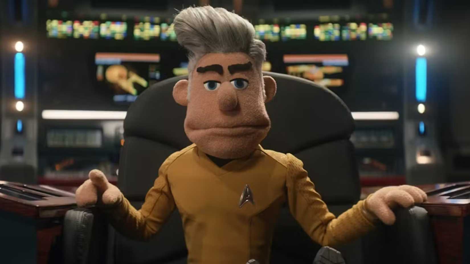 captain pike as a puppet in star trek strange new worlds season 4 teaser
