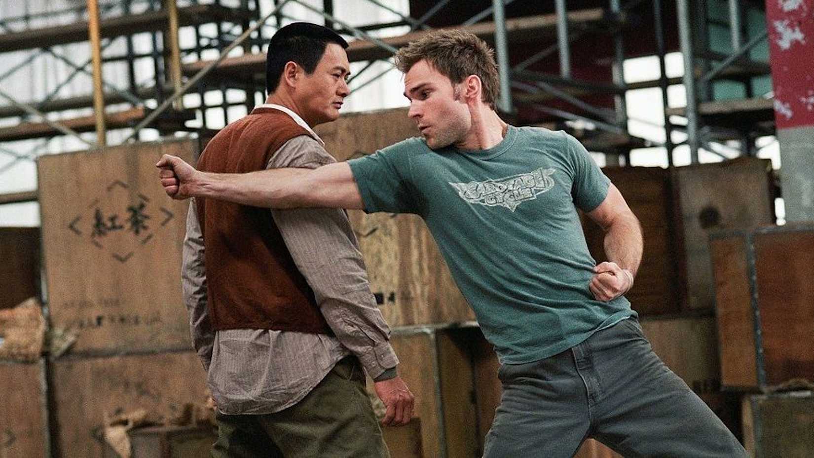Chow Yun Fat teaching Seann William Scott how to fight in Bulletproof Monk