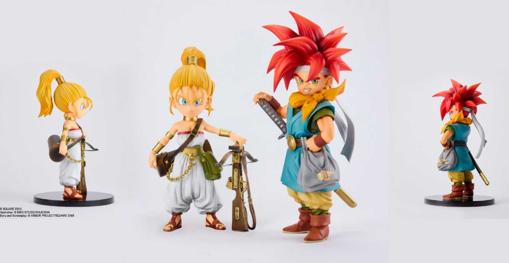 Chrono Trigger figures crono and marle