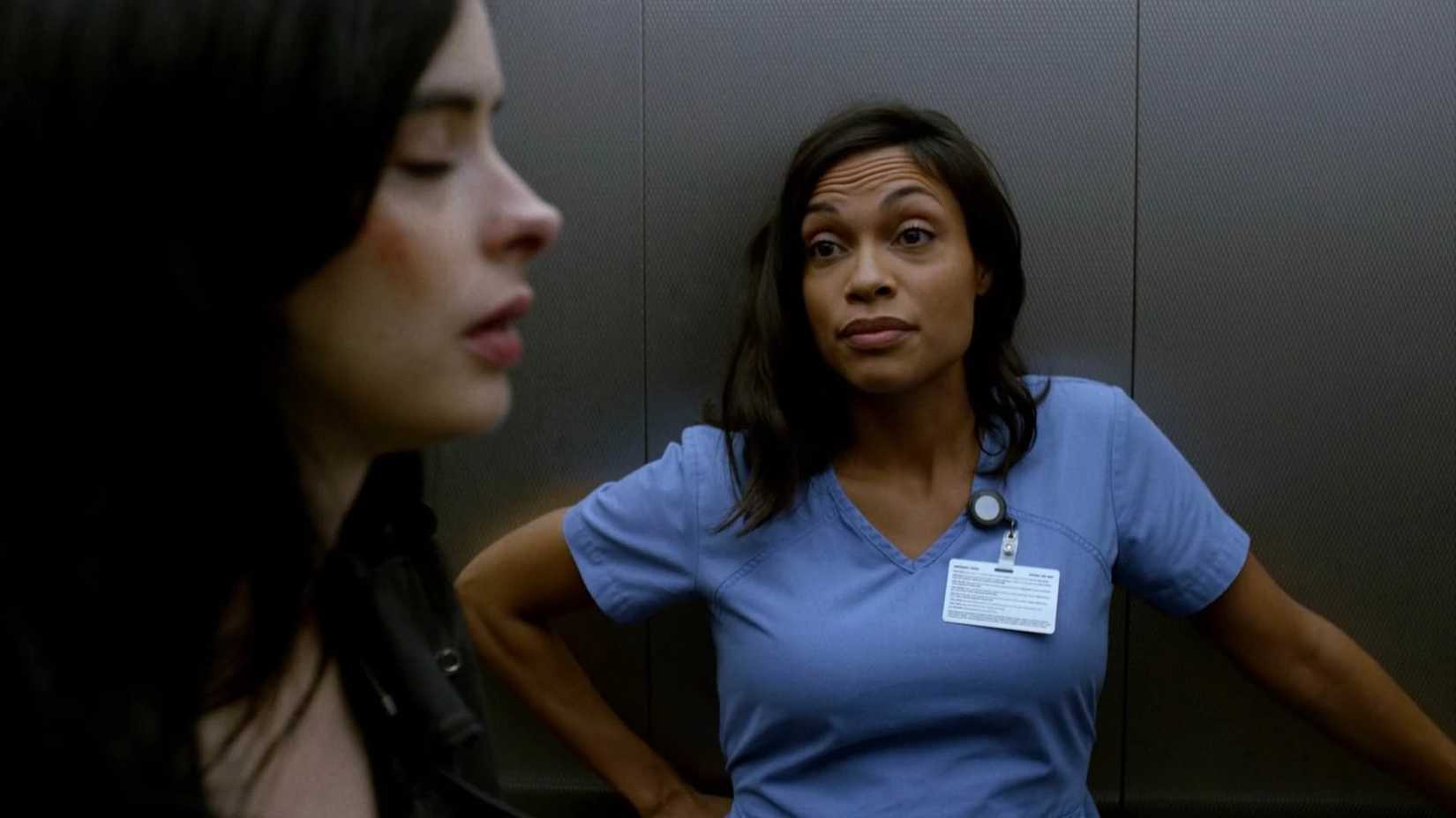 Claire Temple (Rosario Dawson) in Jessica Jones
