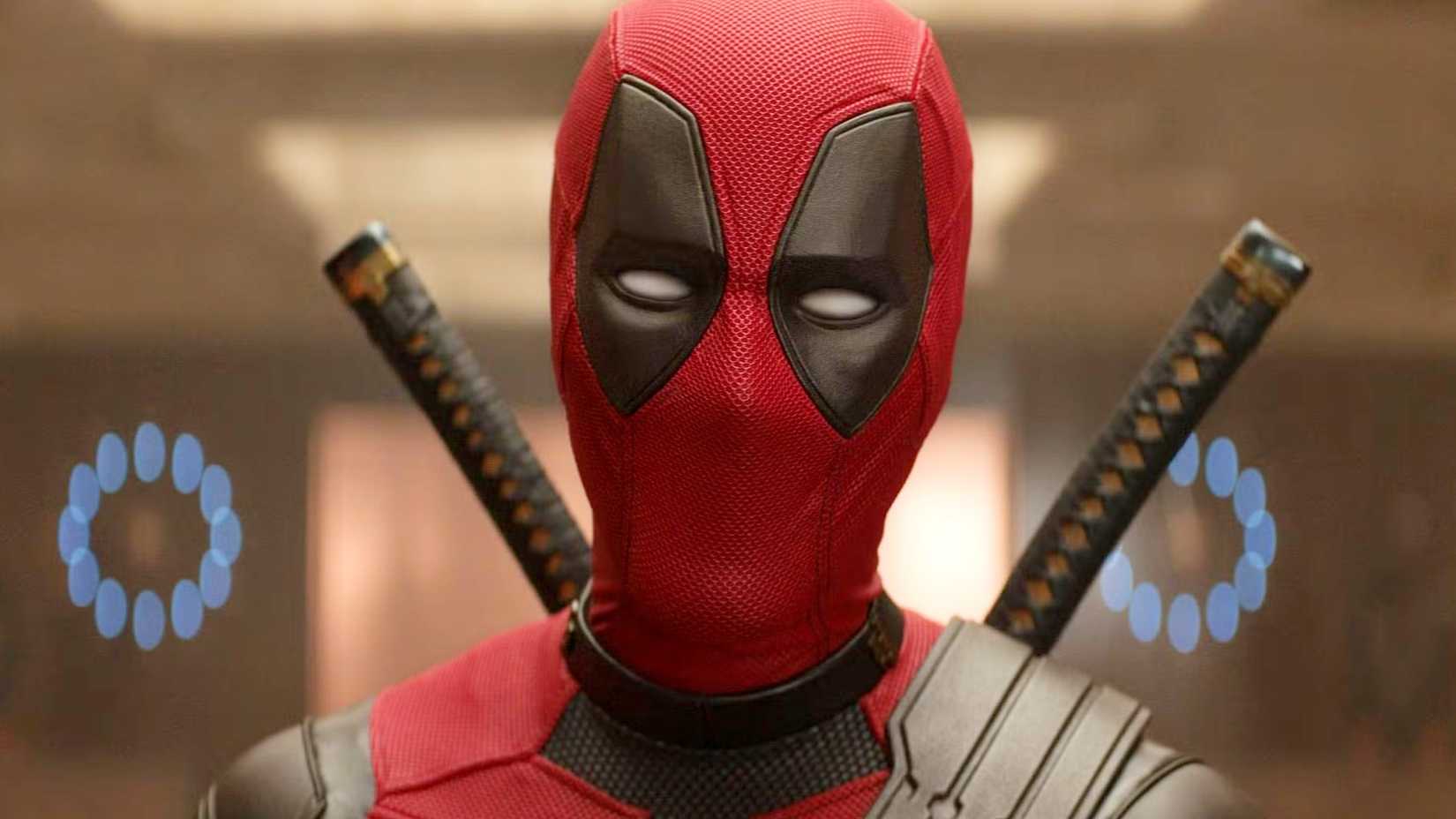 Closeup of Deadpool in Deadpool & Wolverine