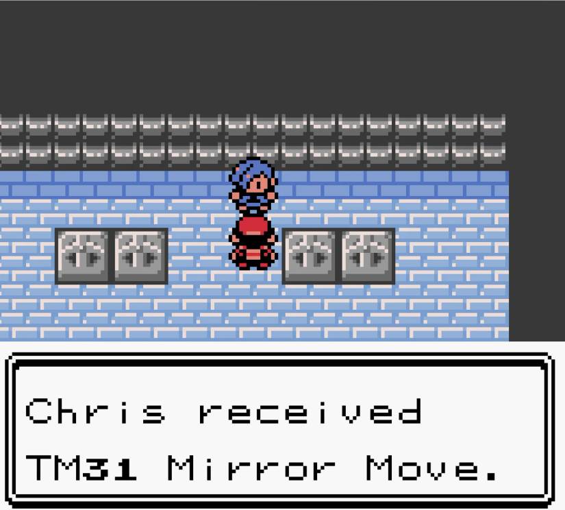 Image shows a screenshot from the Pokémon Crystal Reflection ROM hack