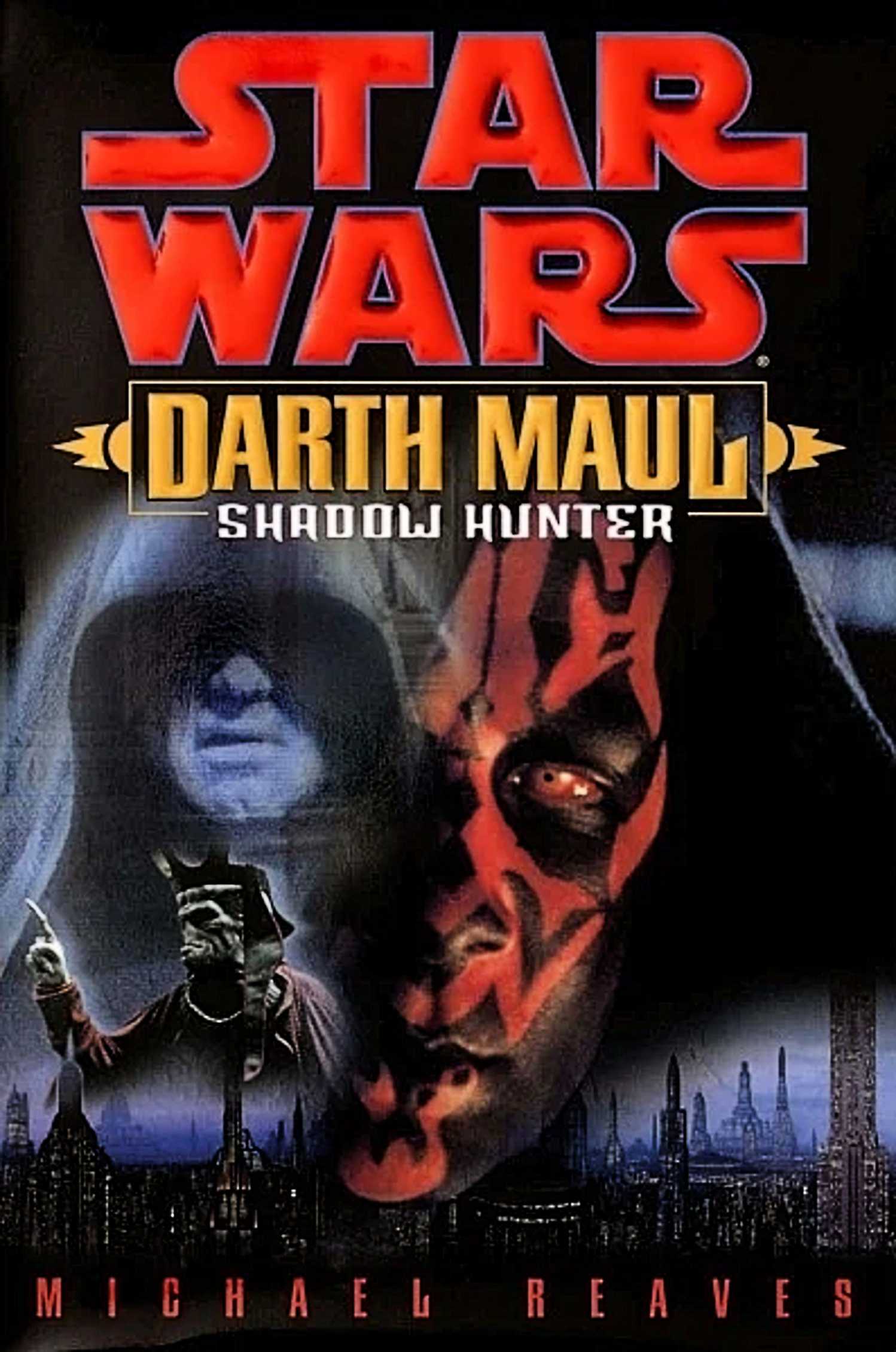Darth Maul Shadow Hunter cover, featuring Maul and Sidious