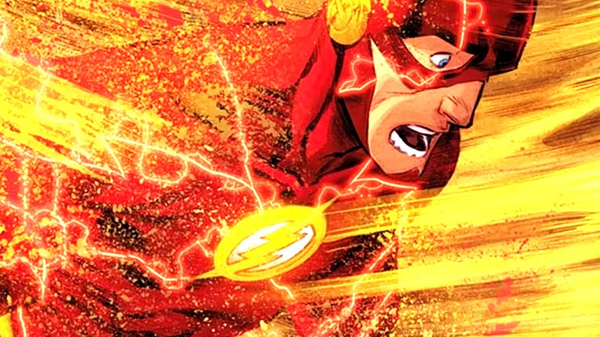DC's The Flash looking shocked