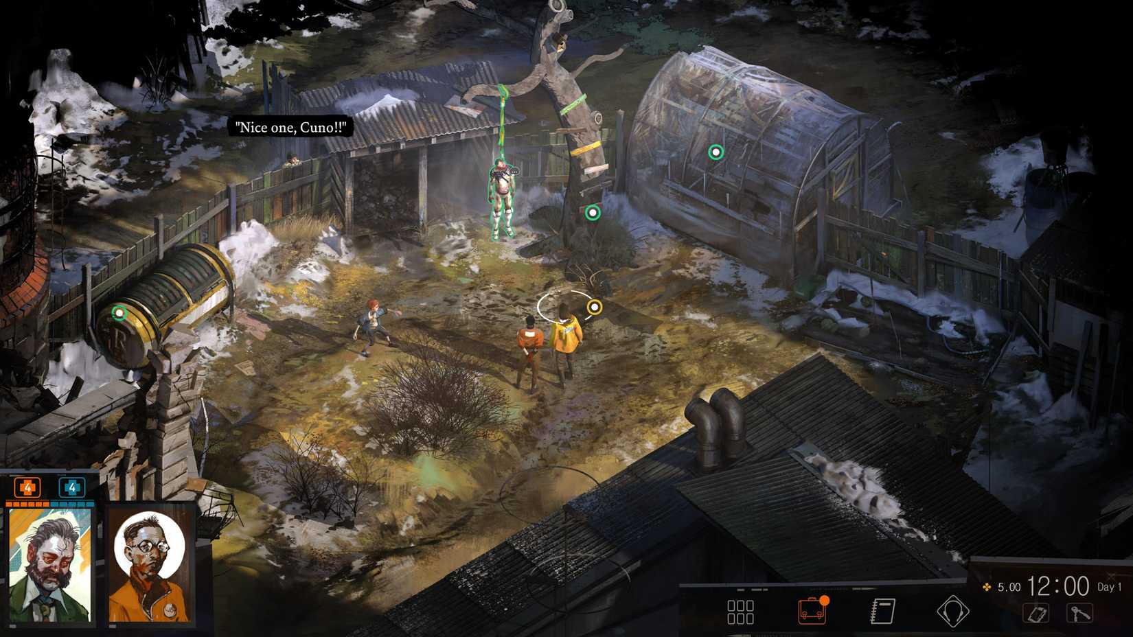 tangkapan layar disko elysium