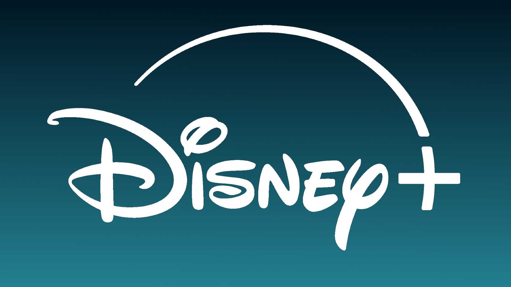 Disney+ logo with blue gradient background