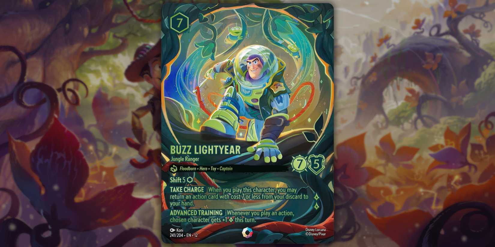 Disney Lorcana Buzz Lightyear Iconic Card For Set 12 Wilds Unknown