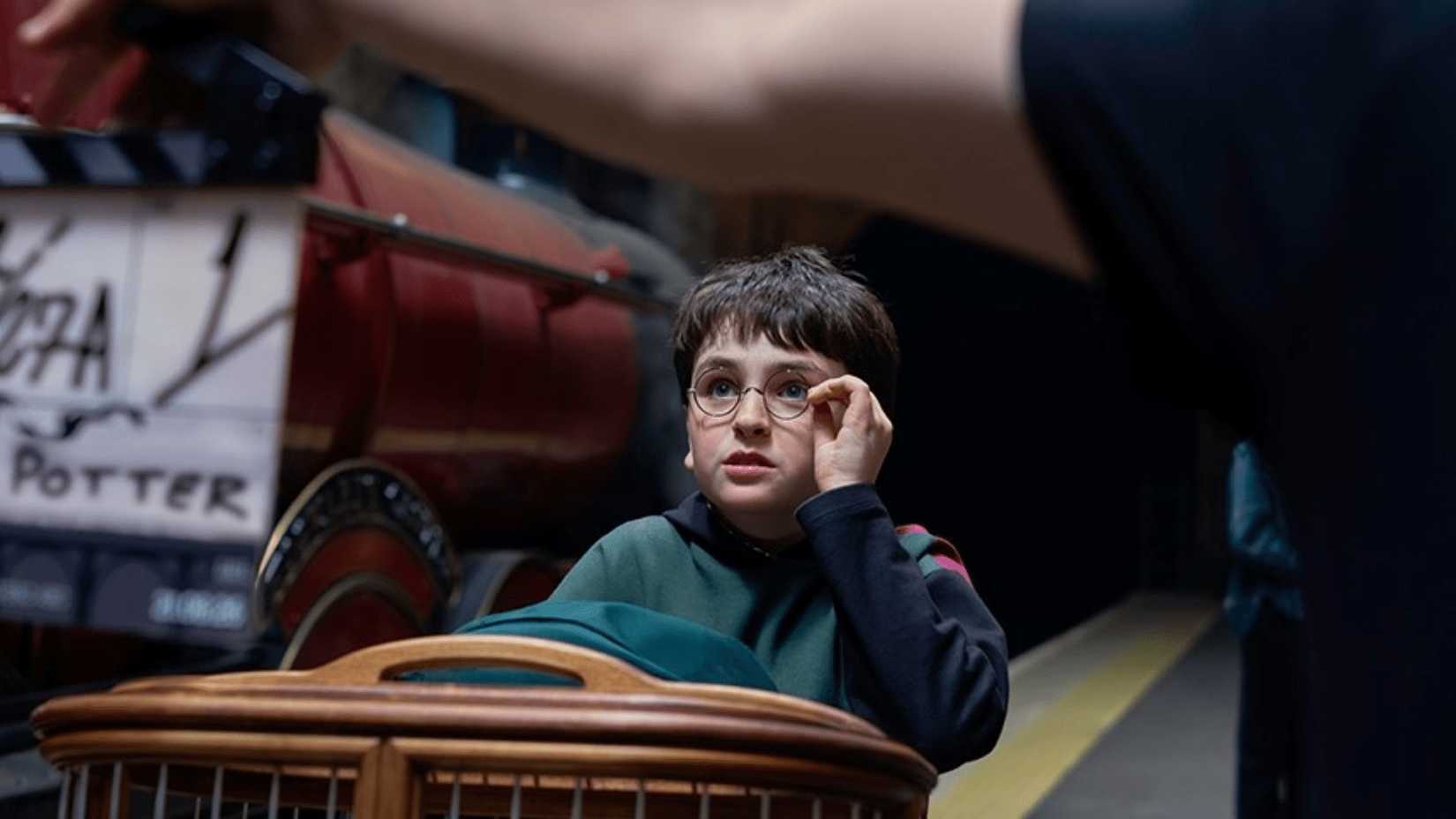 dominic mclaughlin as harry potter in finding harry the craft behind the magic