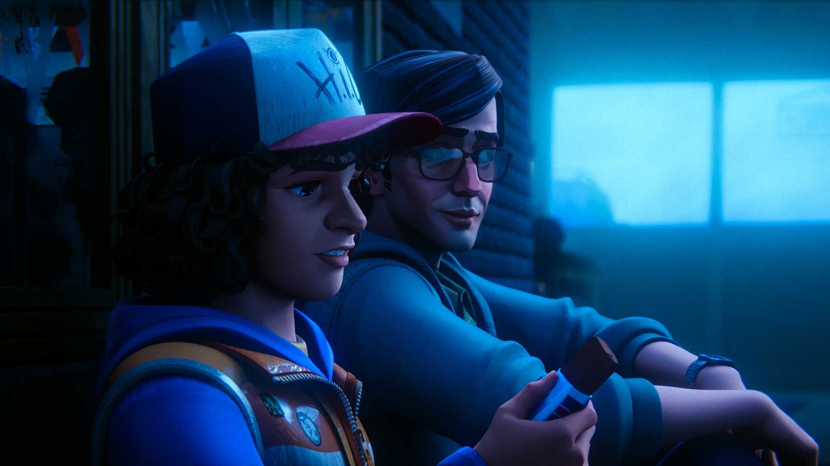 Dustin and Dan in Stranger Things Tales from '85