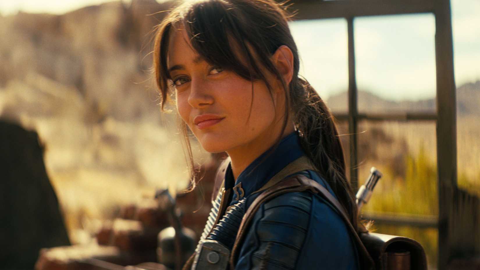 Lucy (Ella Purnell) smiling in Fallout.