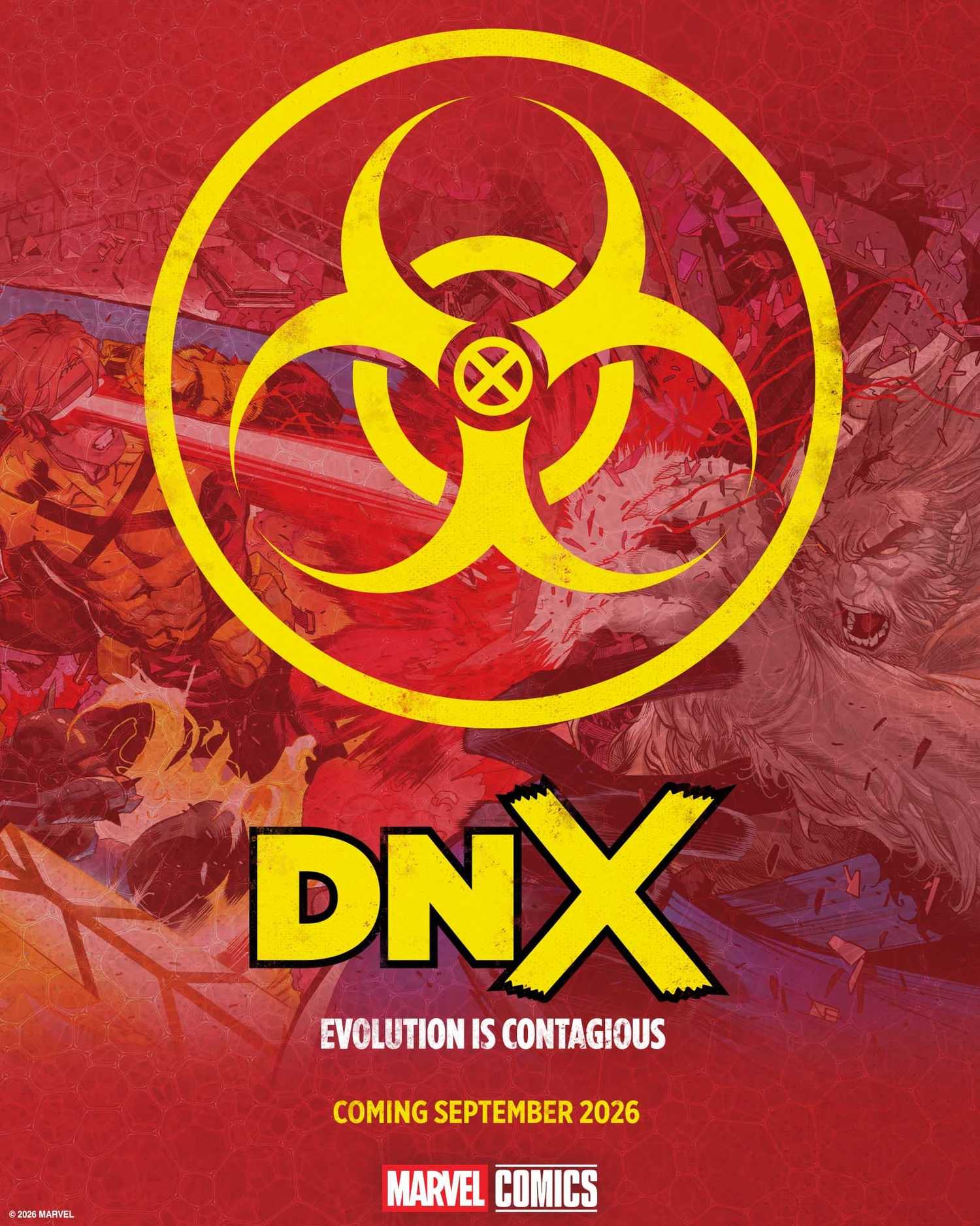 fantastic four and x-men promo art for dnx